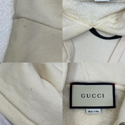 【中古】GUCCI | グッチ インターロッキングG パーカー 475374 アイボリー サイズ：XXS【加古川店】