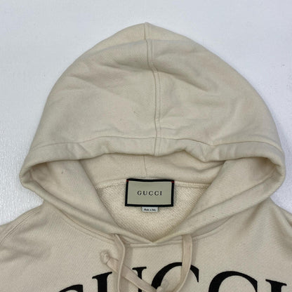 【中古】GUCCI | グッチ インターロッキングG パーカー 475374 アイボリー サイズ：XXS【加古川店】