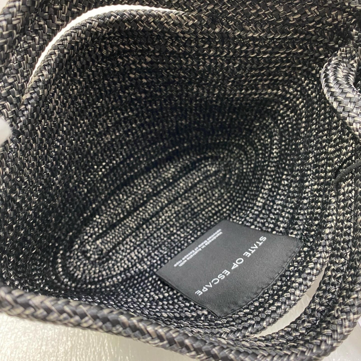 【中古】 STATE OF ESCAPEクラッチ スモール クラッチバッグ ブラック【加古川店】