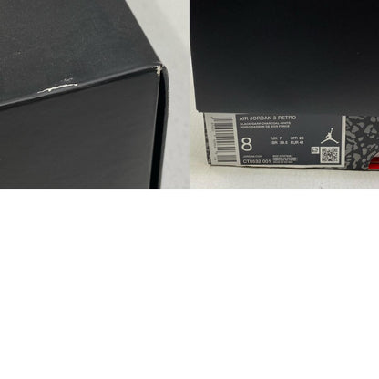 【中古】NIKE | ナイキ Air Jordan 3 Retro Black Cat スニーカー CT8532-001 ブラック 26cm【加古川店】
