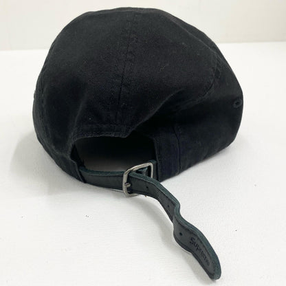 supreme シュプリーム Washed Chino Twill Camp Cap キャップ ブラック 25FW