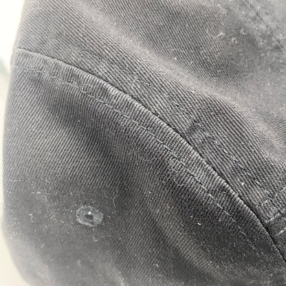 supreme シュプリーム Washed Chino Twill Camp Cap キャップ ブラック 25FW