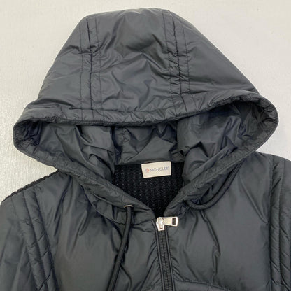 【中古】MONCLER | モンクレール CARDIGAN TRICOT その他アウター K10919B00015 ブラック サイズ：XL【加古川店】