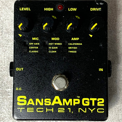 【中古】 TECH21 | テック２１　テックトェンティーワン プリアンプ 楽器 SANSAMP GT2【加古川店】