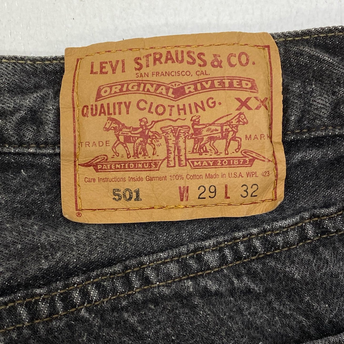 【中古】Levi's | リーバイス 先染め デニムパンツ 501-0658 ブラック サイズ：29【加古川店】