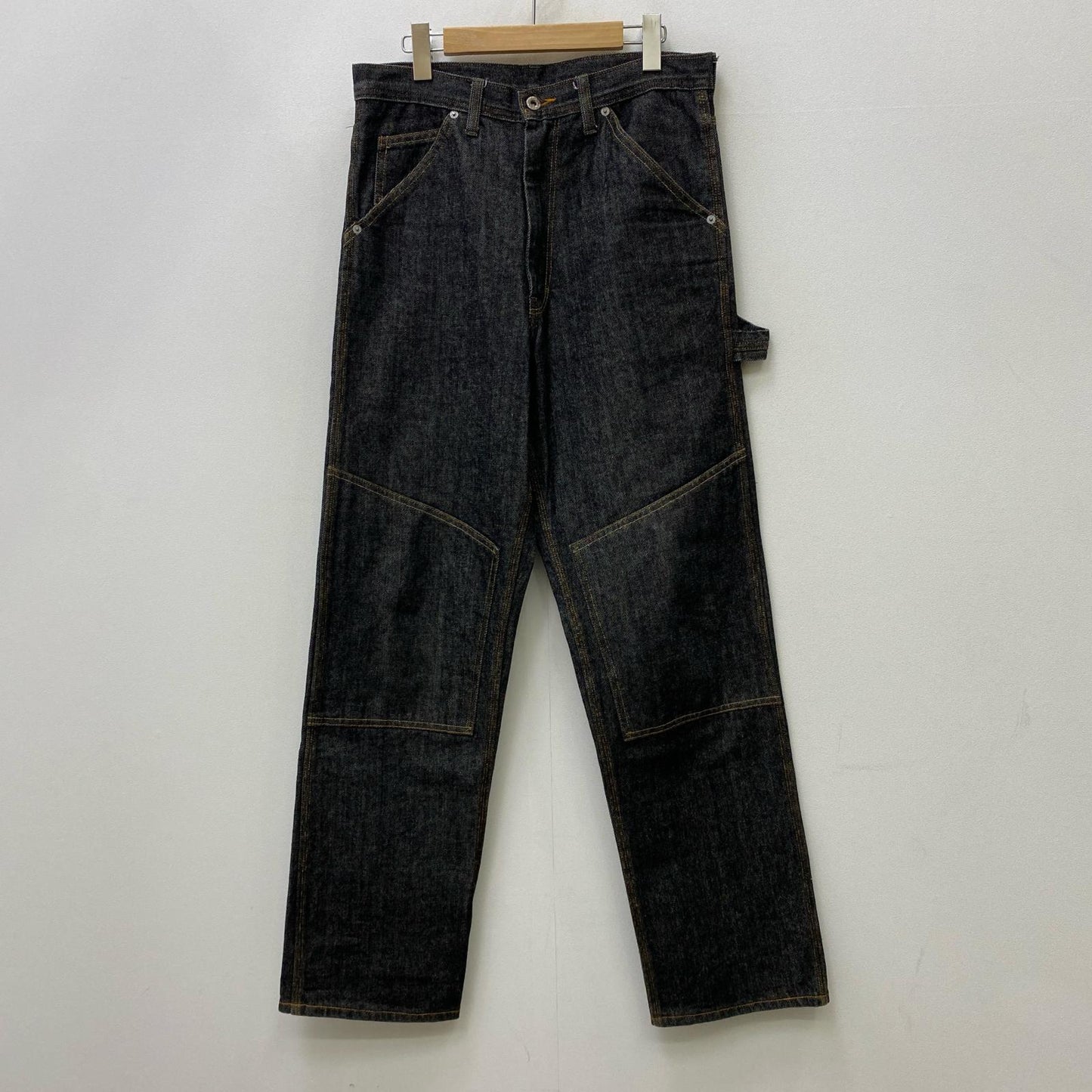 【中古】POST O'ALLS | ポストオーバーオールズ ダブルニー デニムパンツ インディゴ サイズ：M【加古川店】