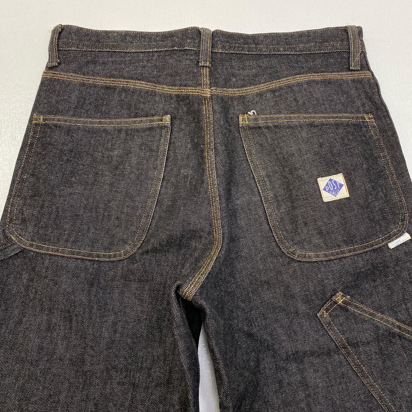 【中古】POST O'ALLS | ポストオーバーオールズ ダブルニー デニムパンツ インディゴ サイズ：M【加古川店】
