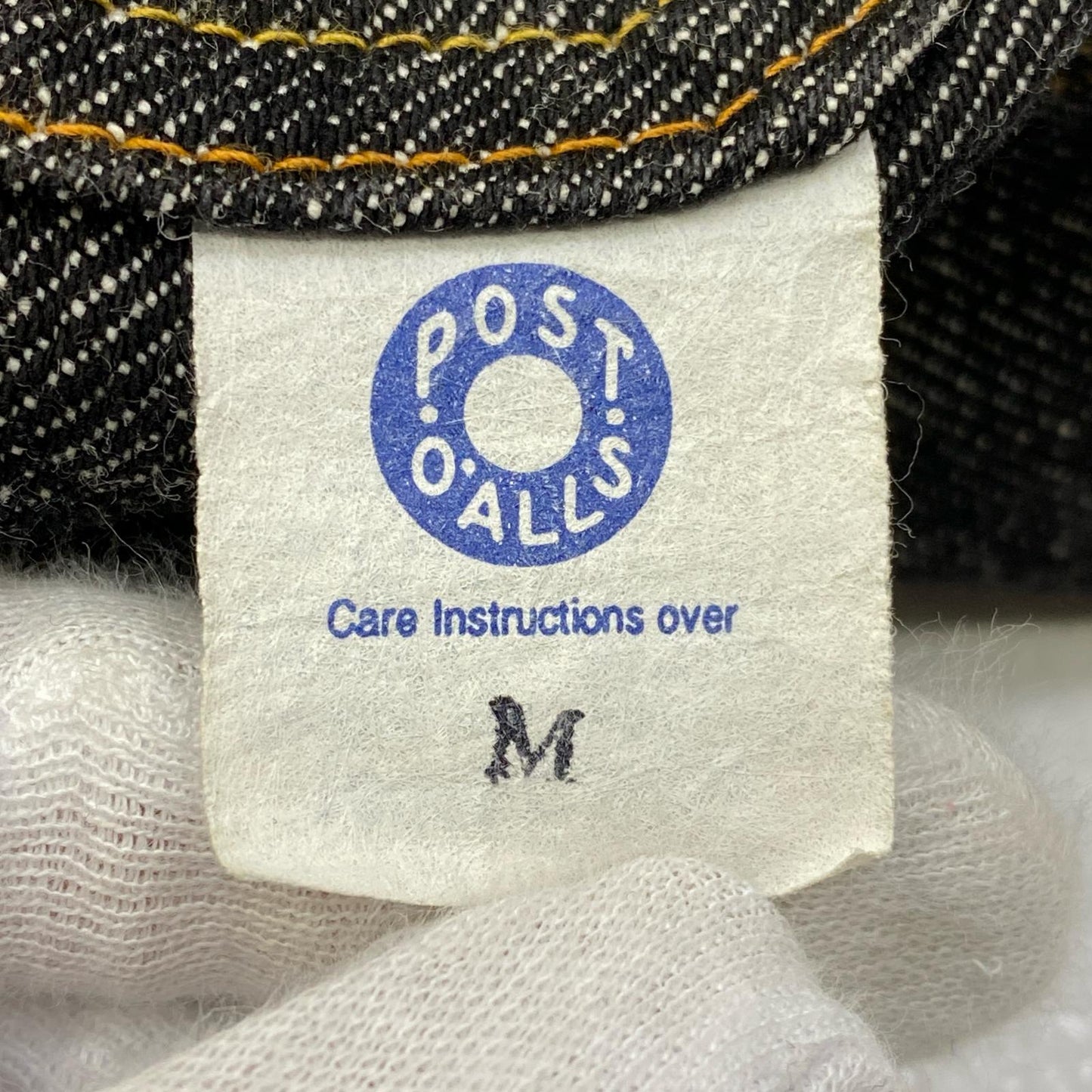 【中古】POST O'ALLS | ポストオーバーオールズ ダブルニー デニムパンツ インディゴ サイズ：M【加古川店】