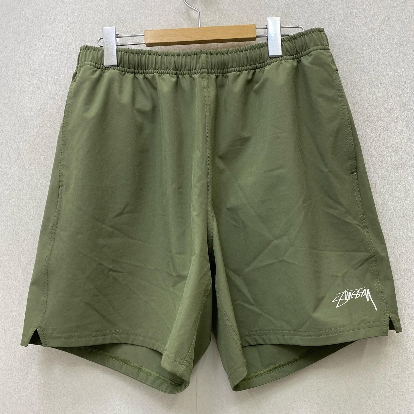 【中古】STUSSY | ステューシー SPORT SHORT ショートパンツ 112345 カーキ サイズ：M【加古川店】