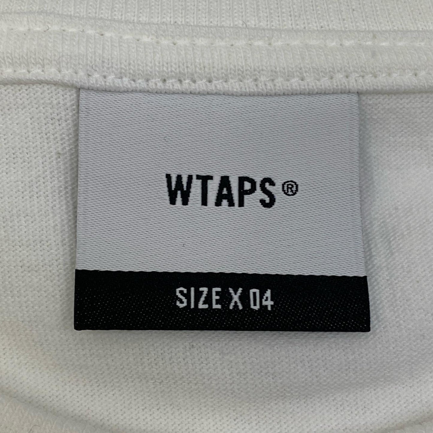 【中古】W)TAPS | ダブルタップス 半袖Ｔシャツ 241ATDT-STM07S ホワイト サイズ：4【加古川店】
