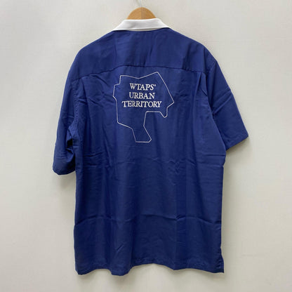 【中古】W)TAPS | ダブルタップス 241tqdt-shm07 半袖シャツ ネイビー サイズ：4【加古川店】