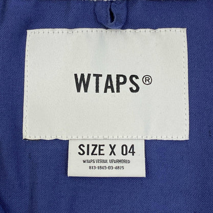【中古】W)TAPS | ダブルタップス 241tqdt-shm07 半袖シャツ ネイビー サイズ：4【加古川店】