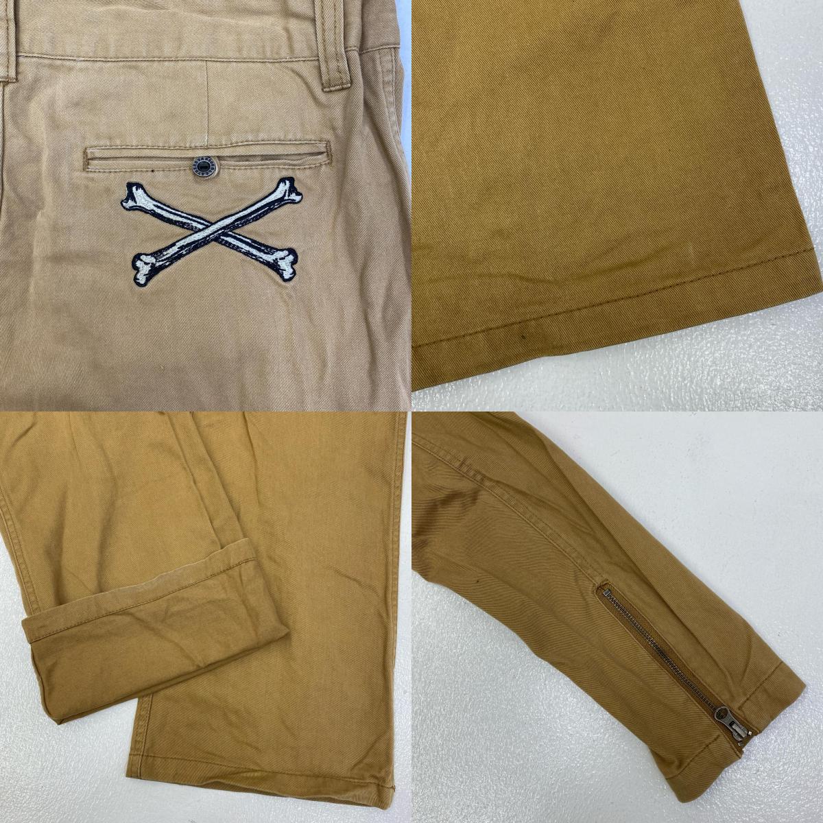 【中古】VANSON | バンソン SKULL ツナギ ベージュ サイズ：L【加古川店】