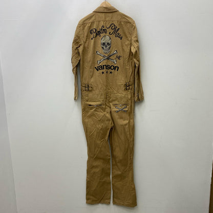 【中古】VANSON | バンソン SKULL ツナギ ベージュ サイズ：L【加古川店】