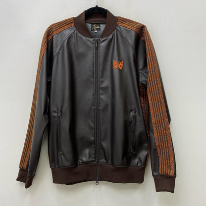 【中古】Needles | ニードルス フェイクレザー ジャージ FK199 ブラウン【加古川店】