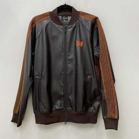 【中古】Needles | ニードルス フェイクレザー ジャージ FK199 ブラウン【加古川店】