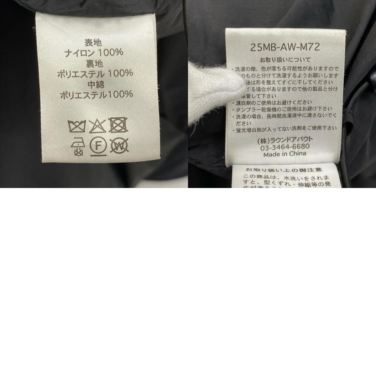 【中古】MOBB | モブ OG PUFF JACKET その他アウター ブラック サイズ：M【加古川店】