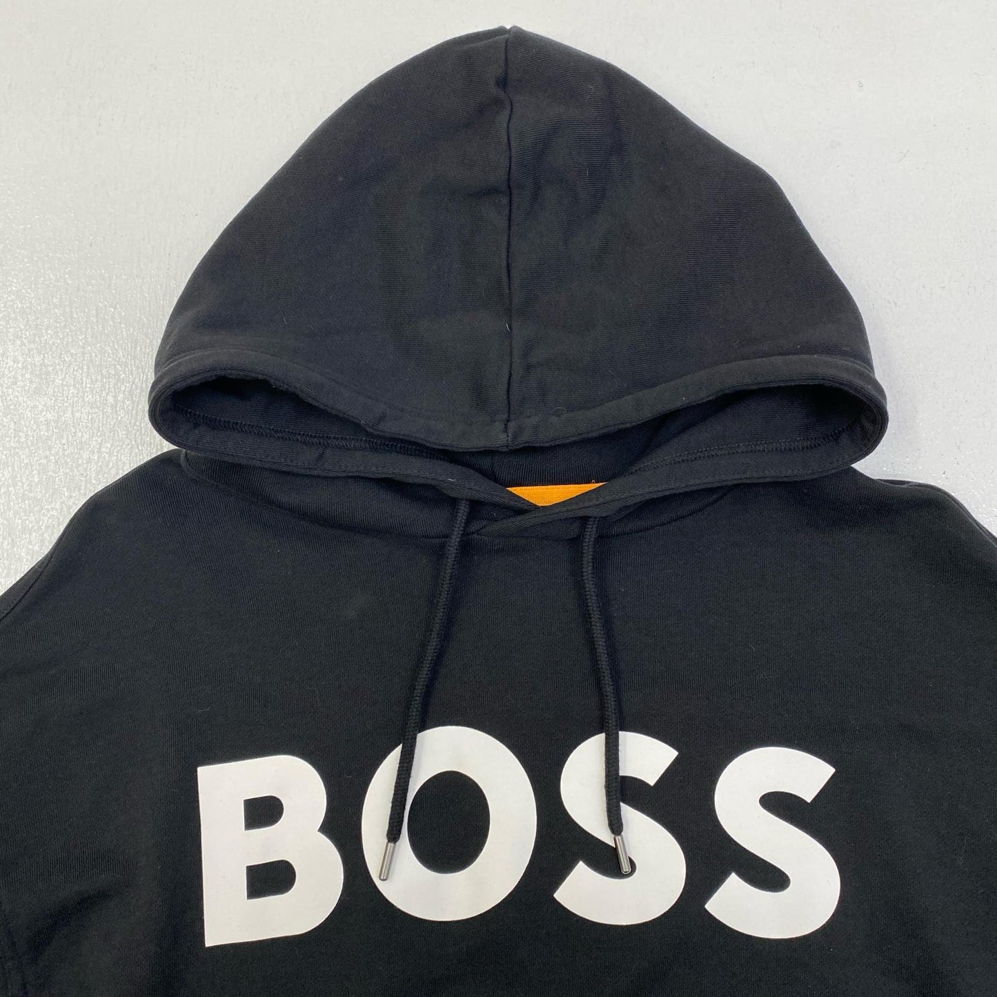 【中古】HUGO BOSS | ヒューゴボス ロゴ パーカー 10244192 ブラック サイズ：XL【加古川店】
