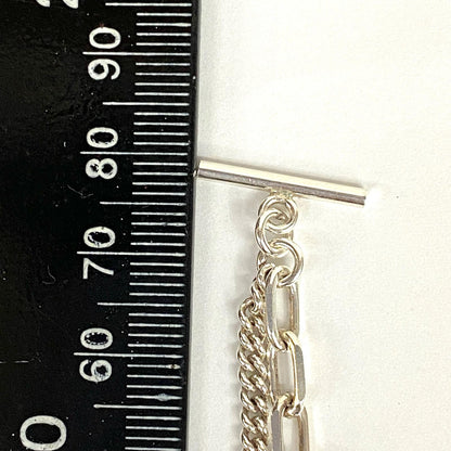 【中古】YArKA | ヤーカ thick flat & oval chain bracelet ブレスレット シルバー【加古川店】
