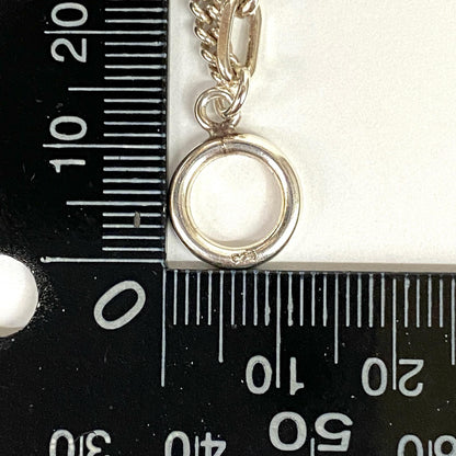 【中古】YArKA | ヤーカ thick flat & oval chain bracelet ブレスレット シルバー【加古川店】