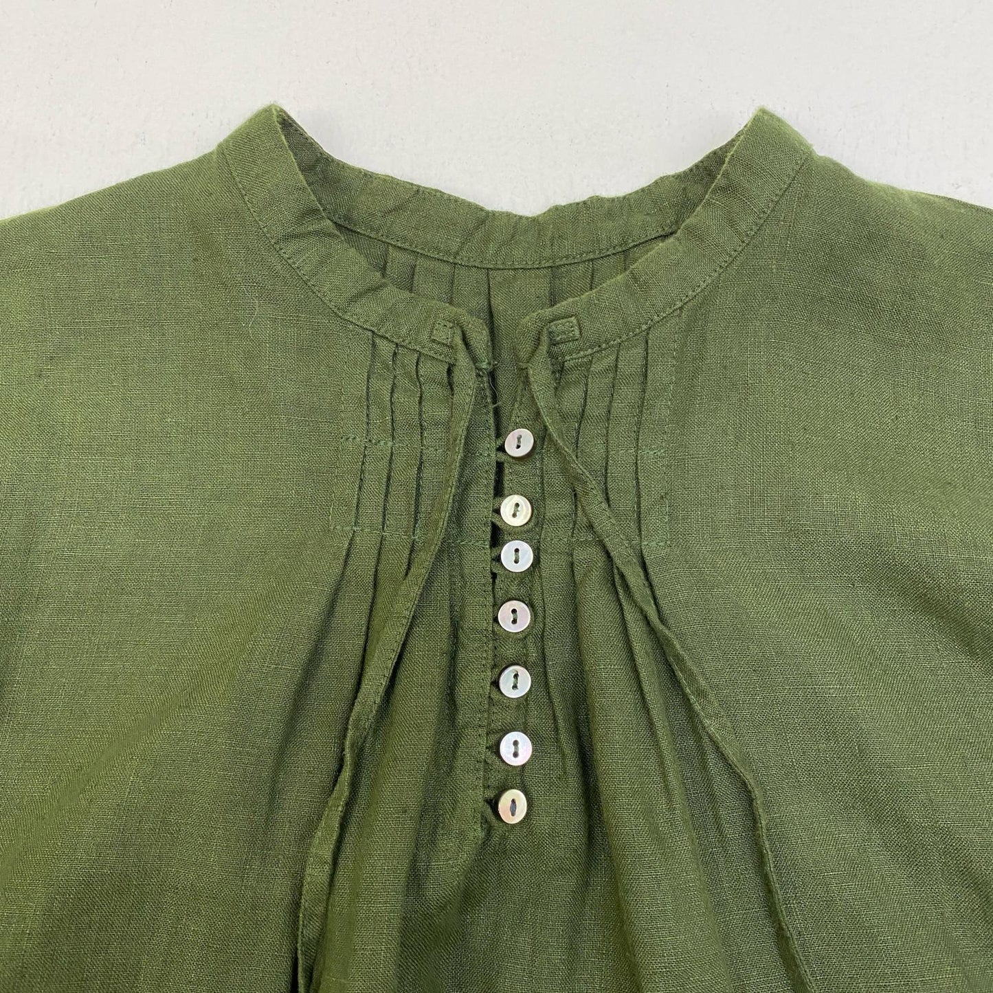 【中古】nest Robe | ネストローブ ﾘﾈﾝﾀｯｸﾈｯｸ ワンピース サイズ：FreeSize【加古川店】