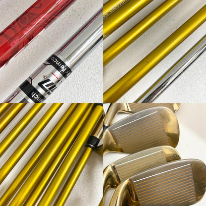 【中古】【ゴルフ用品】 PGM | ピージーエム キャディバッグ＋NSR クラブ12本セット 1W.3W.5W.4U.5~9.P.S.Pt　NSR YB HI-COR フレックスR ヘッドカバー付属【加古川店】