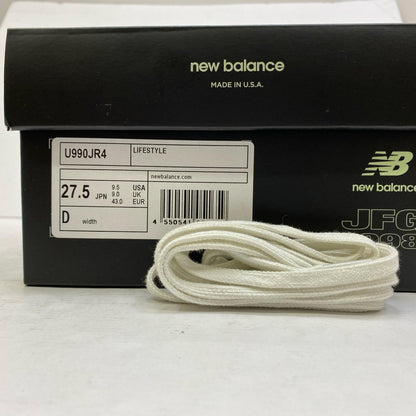 【中古】NEW BALANCE | ニューバランス × Joe Freshgoods 990V4 'Intro' スニーカー U990JR2 アイボリー 27.5cm【加古川店】