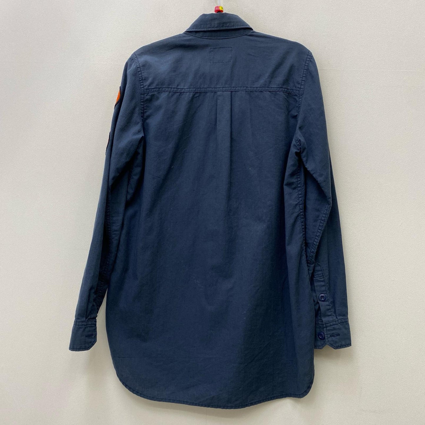 【中古】HYSTERIC GLAMOUR | ヒステリックグラマー L's 長袖シャツ 01182AH03 ネイビー サイズ：S【加古川店】