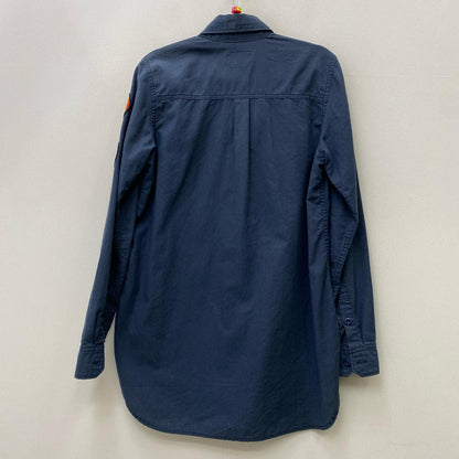 【中古】HYSTERIC GLAMOUR | ヒステリックグラマー L's 長袖シャツ 01182AH03 ネイビー サイズ：S【加古川店】