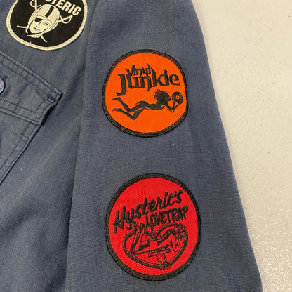 【中古】HYSTERIC GLAMOUR | ヒステリックグラマー L's 長袖シャツ 01182AH03 ネイビー サイズ：S【加古川店】