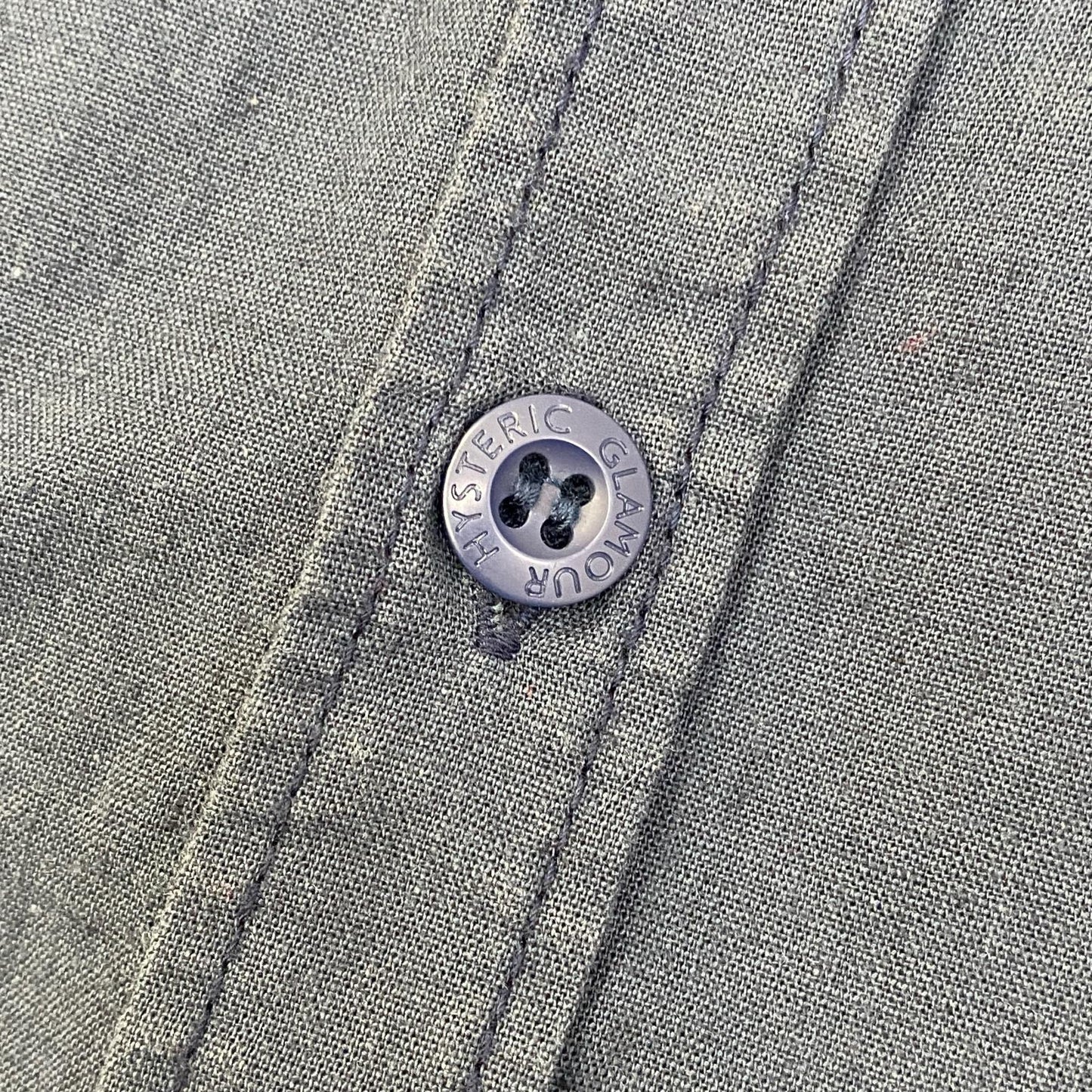 【中古】HYSTERIC GLAMOUR | ヒステリックグラマー L's 長袖シャツ 01182AH03 ネイビー サイズ：S【加古川店】