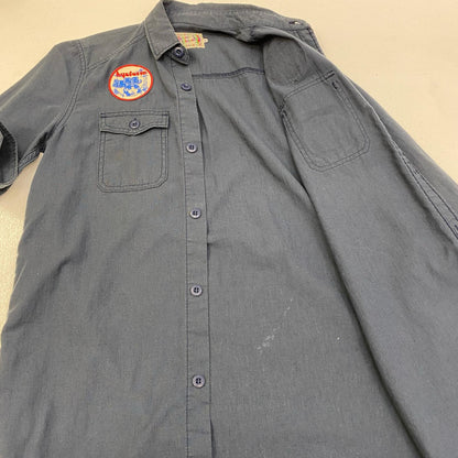 【中古】HYSTERIC GLAMOUR | ヒステリックグラマー L's 長袖シャツ 01182AH03 ネイビー サイズ：S【加古川店】