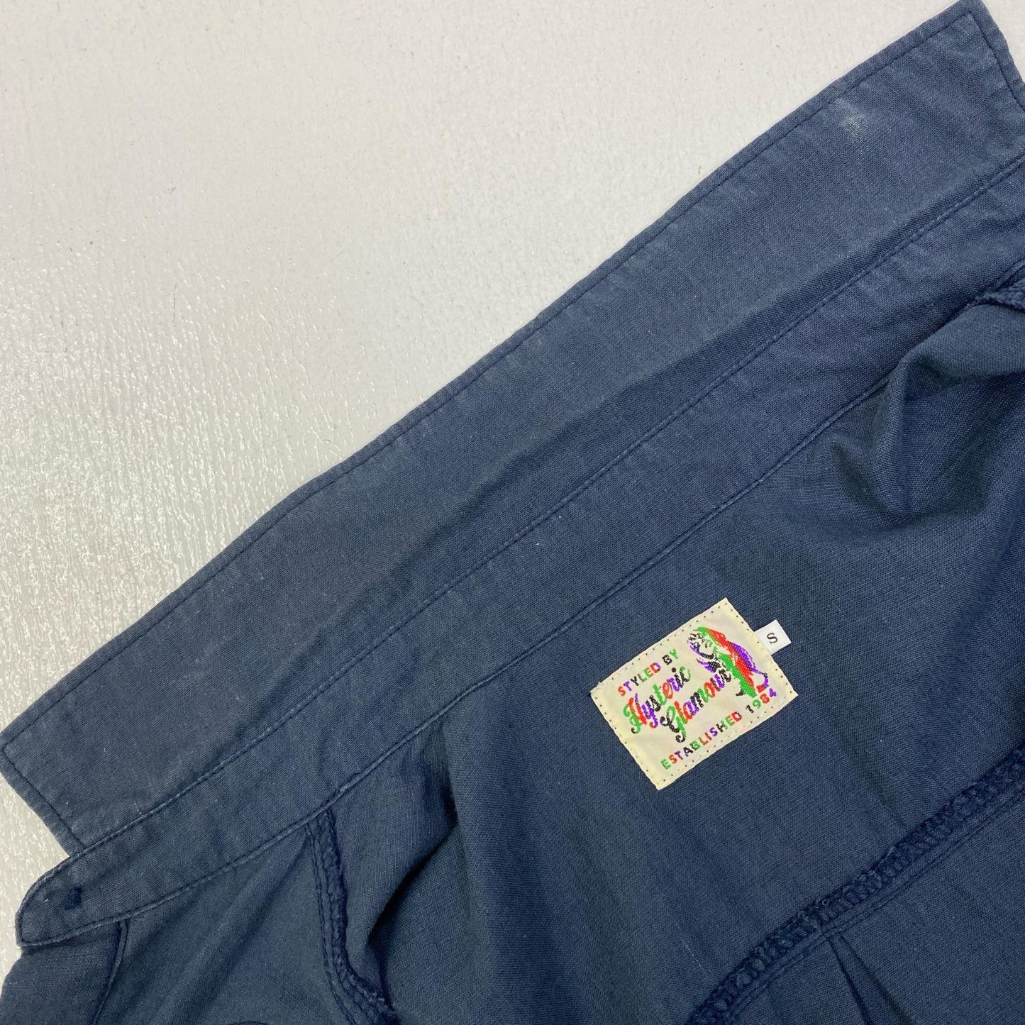 【中古】HYSTERIC GLAMOUR | ヒステリックグラマー L's 長袖シャツ 01182AH03 ネイビー サイズ：S【加古川店】