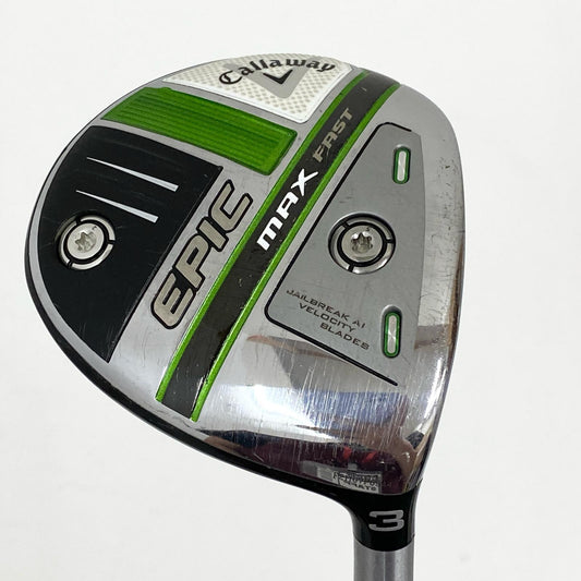 【中古】【ゴルフ用品】 Callaway | キャロウェイ シャフト長(in):約約42inch EPIC MAX FAST(2021) 3W SPEEDER EVOLUTION for Callaway 約42インチ フレックスSR ヘッドカバー付【加古川店】