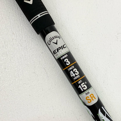 【中古】【ゴルフ用品】 Callaway | キャロウェイ シャフト長(in):約約42inch EPIC MAX FAST(2021) 3W SPEEDER EVOLUTION for Callaway 約42インチ フレックスSR ヘッドカバー付【加古川店】