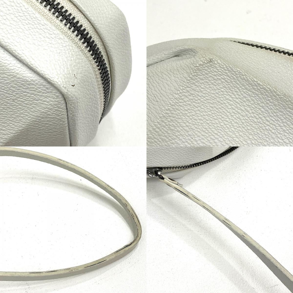 【中古】ISSEY MIYAKE | イッセイミヤケ ショルダーバッグ PP64-AG501 ホワイト【加古川店】