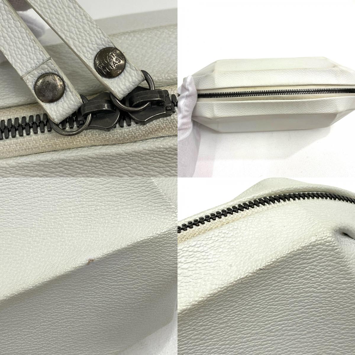 【中古】ISSEY MIYAKE | イッセイミヤケ ショルダーバッグ PP64-AG501 ホワイト【加古川店】