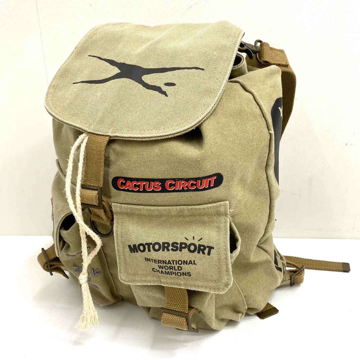 【中古】TRAVIS SCOTT | トラビススコットトラヴィススコット Canvas Backpack リュック・デイパック カーキ【加古川店】