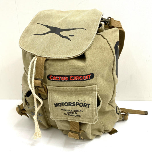 【中古】TRAVIS SCOTT | トラビススコットトラヴィススコット Canvas Backpack リュック・デイパック カーキ【加古川店】