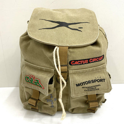 【中古】TRAVIS SCOTT | トラビススコットトラヴィススコット Canvas Backpack リュック・デイパック カーキ【加古川店】
