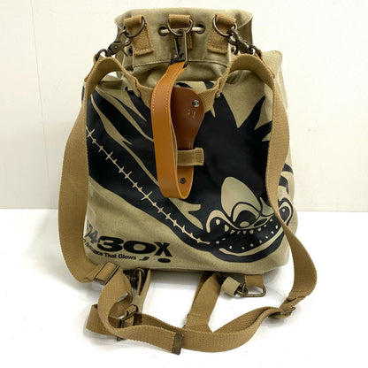 【中古】TRAVIS SCOTT | トラビススコットトラヴィススコット Canvas Backpack リュック・デイパック カーキ【加古川店】