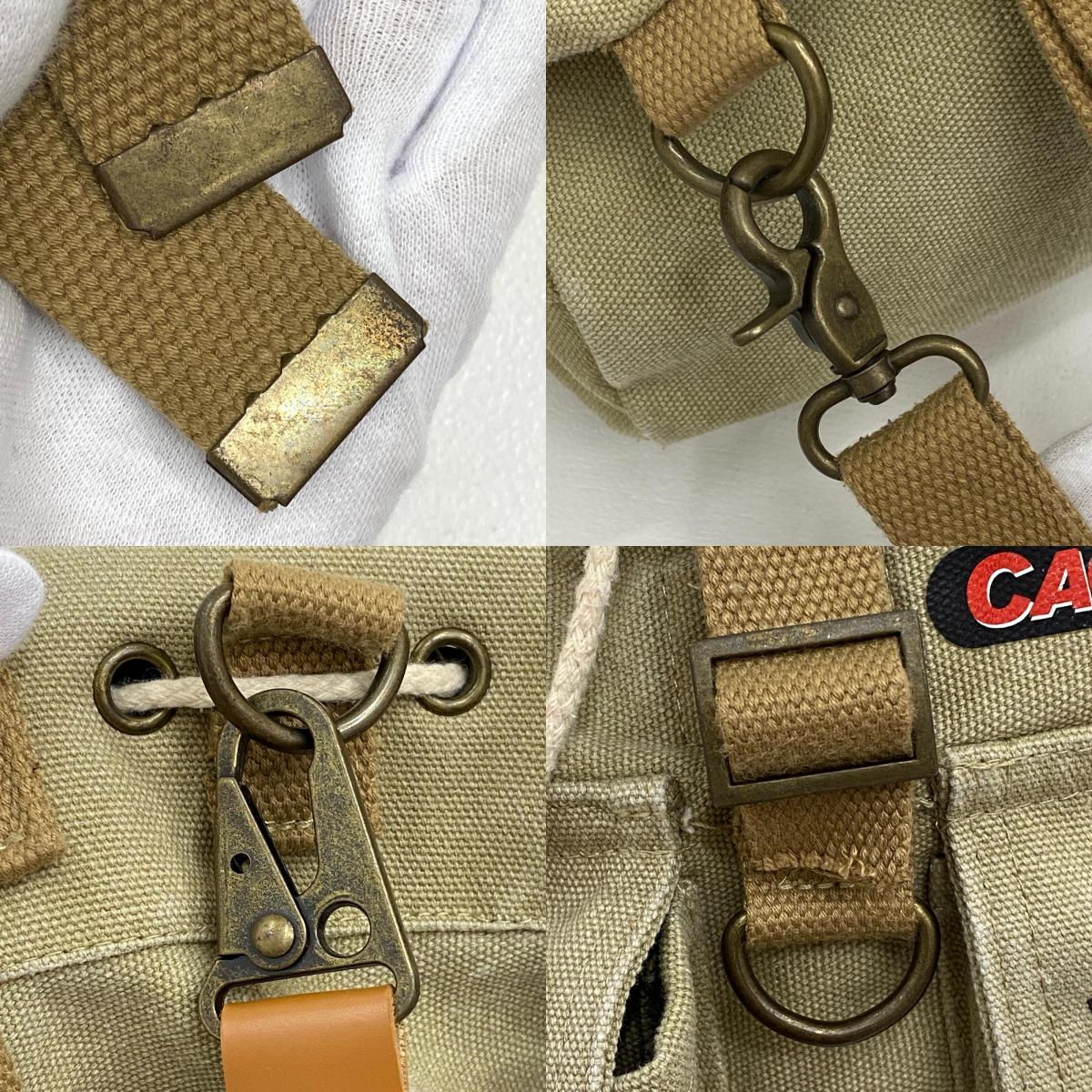 【中古】TRAVIS SCOTT | トラビススコットトラヴィススコット Canvas Backpack リュック・デイパック カーキ【加古川店】
