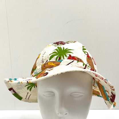【中古】SUN SURF | サンサーフ cotton seersucker hat trip to hawaii ハット ss02845【加古川店】