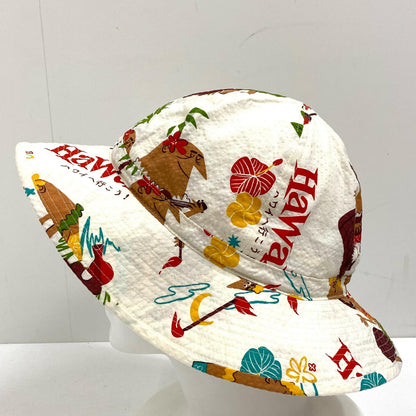 【中古】SUN SURF | サンサーフ cotton seersucker hat trip to hawaii ハット ss02845【加古川店】