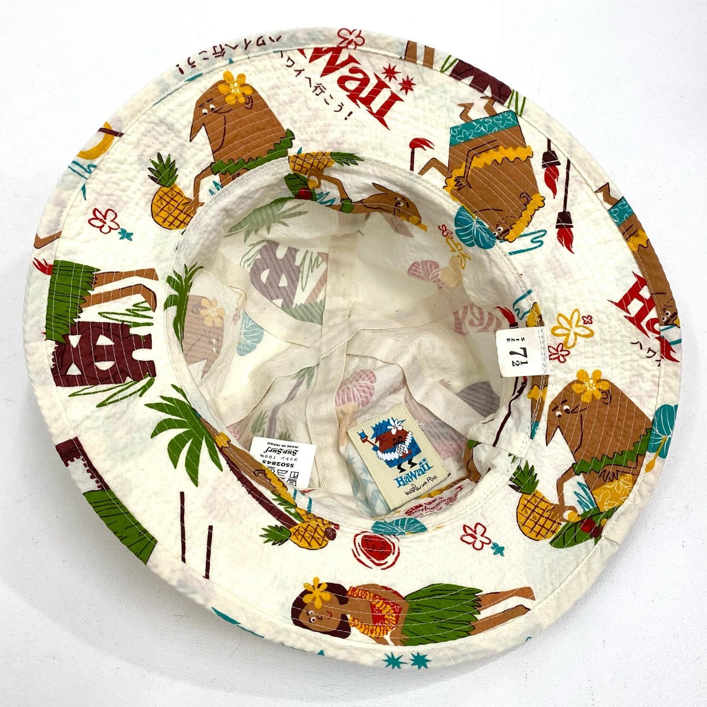【中古】SUN SURF | サンサーフ cotton seersucker hat trip to hawaii ハット ss02845【加古川店】