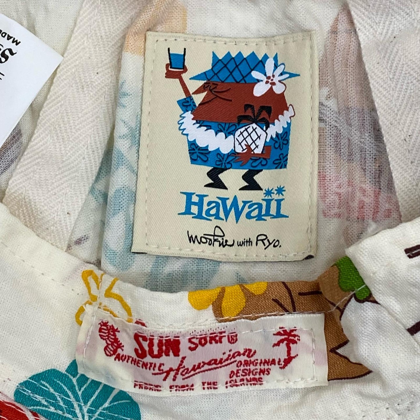 【中古】SUN SURF | サンサーフ cotton seersucker hat trip to hawaii ハット ss02845【加古川店】