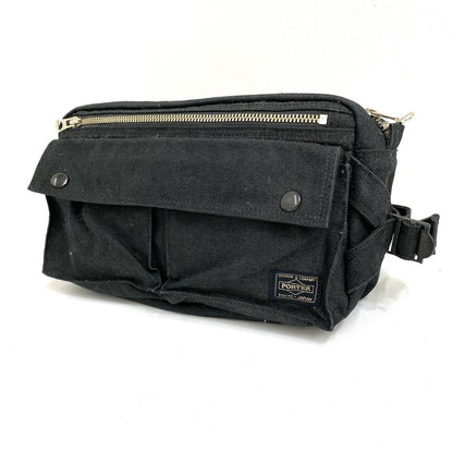 【中古】PORTER | ポーター SMOKY WAIST BAG ウエストバッグ 592-07600 ブラック【加古川店】