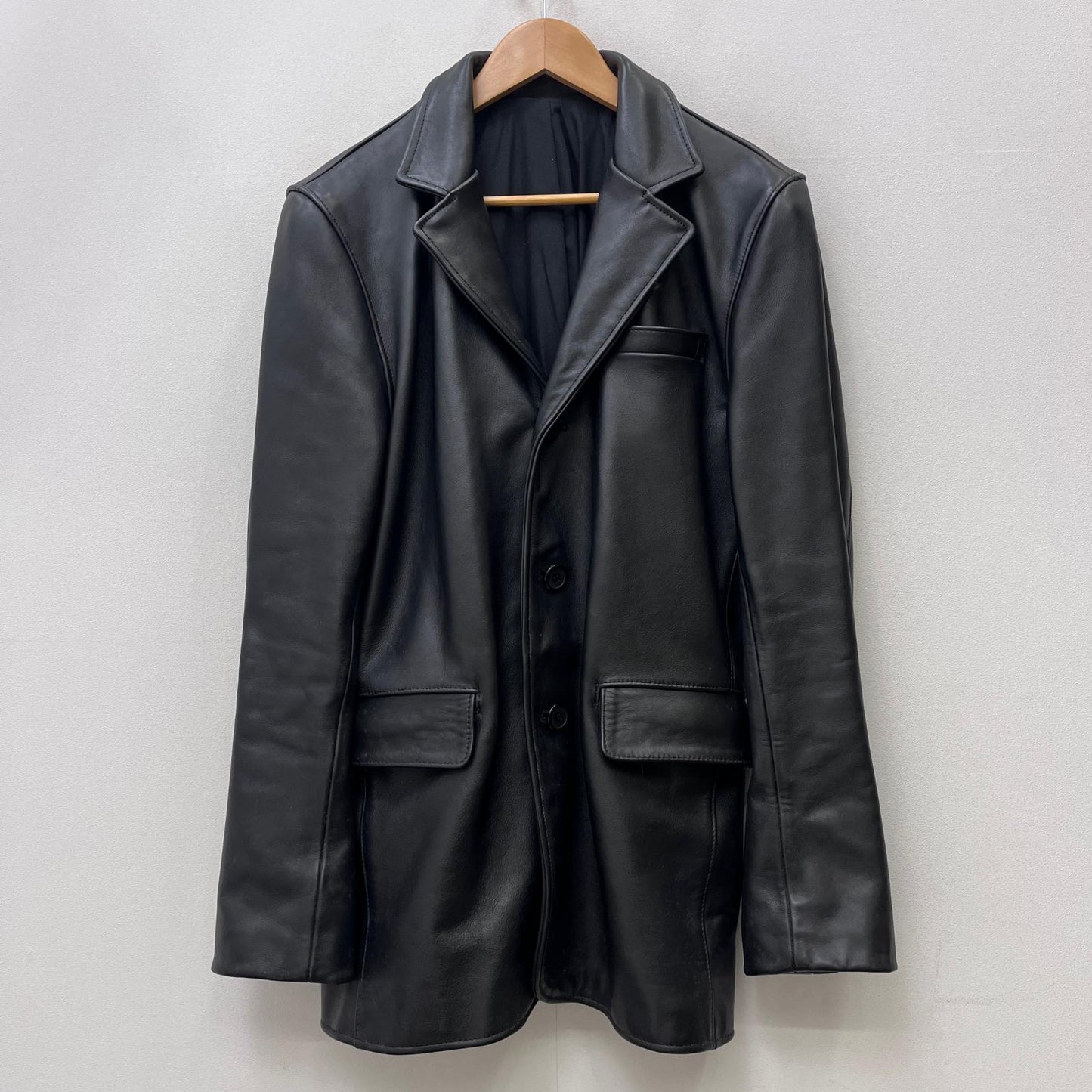 【中古】 BACKDROP HIGH QUALITY CAR COAT レザー ブラック サイズ：XL【加古川店】