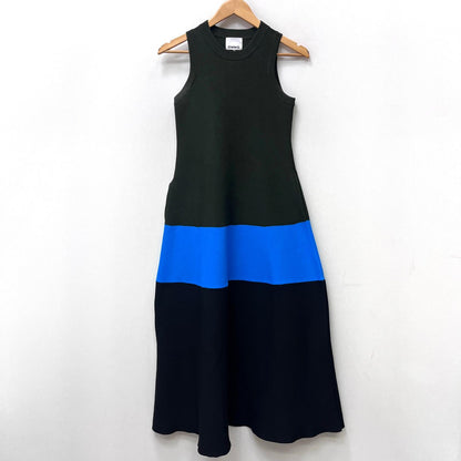 【中古】 TENT LINE BLOCKING KNIT ワンピース カーキ【加古川店】