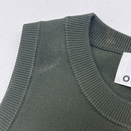 【中古】 TENT LINE BLOCKING KNIT ワンピース カーキ【加古川店】